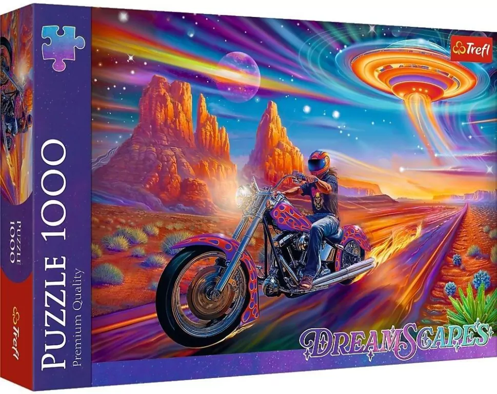 Puzzle 1000 DreamScapes: Szalona jazda TREFL - tantis.pl