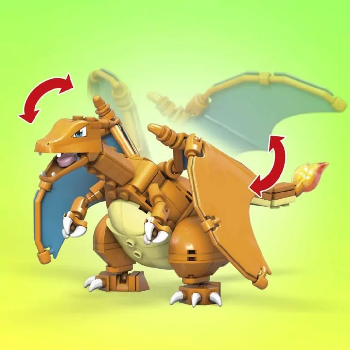 Mega Pokemon Charizard do zbudowania - tantis.pl