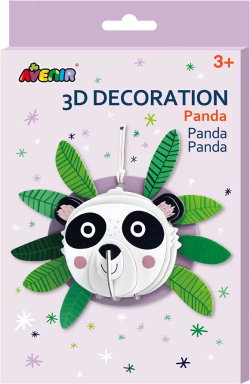 Dekoracje 3D - panda - tantis.pl