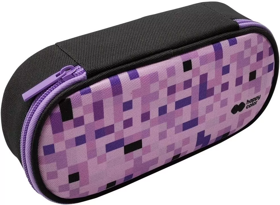 Piórnik saszetka Pixi violet owalny z zamkiem - tantis.pl