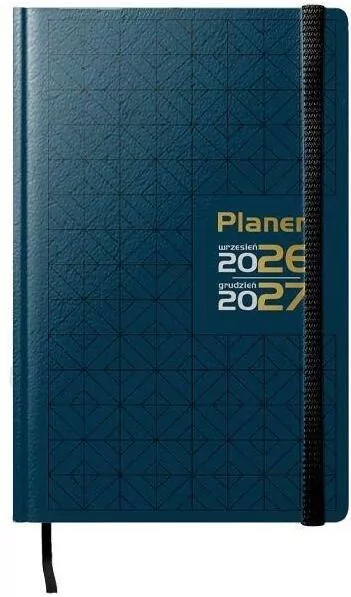 Planer 2026/2027 A5 tygodniowy granatowy - tantis.pl