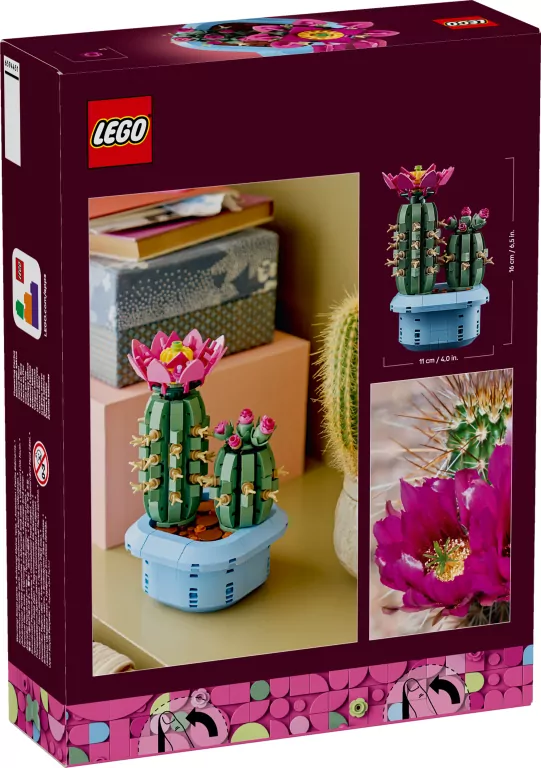LEGO®. Botanical Collection. Kwitnący kaktus. 11509 - tantis.pl
