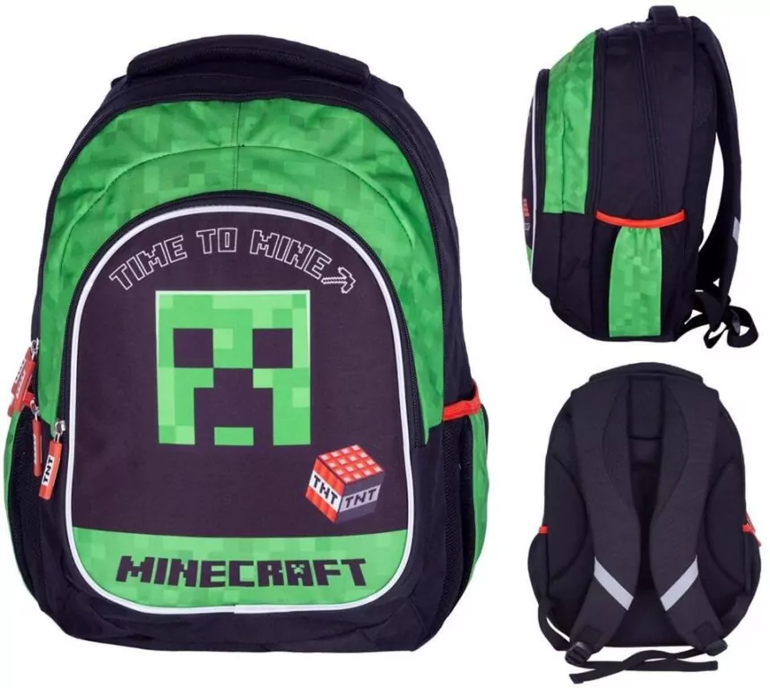 Plecak Minecraft Time To Mine - tantis.pl