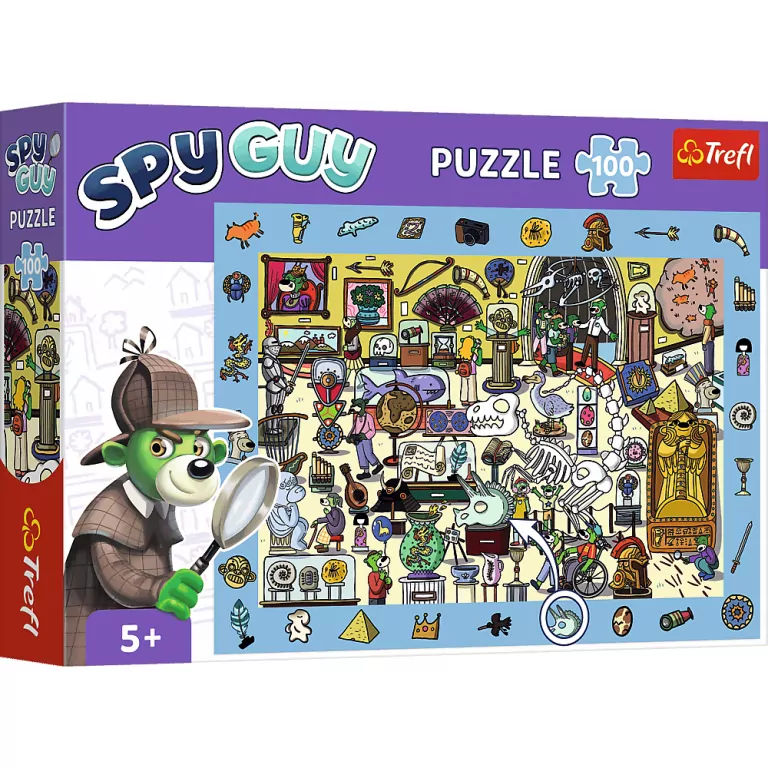 Puzzle 100 Obserwacyjne - Spy Guy Muzeum TREFL - tantis.pl