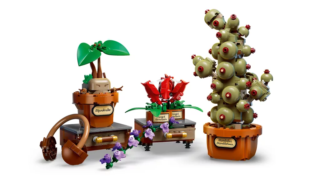 LEGO® Rośliny z lekcji zielarstwa w Hogwarcie 76474 - tantis.pl