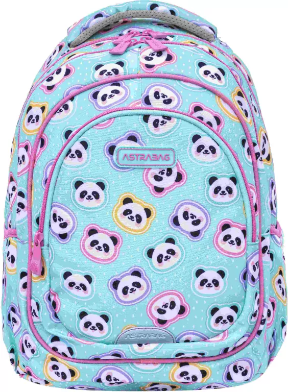 Plecak Astrabag Minty Pandas AB330 - tantis.pl