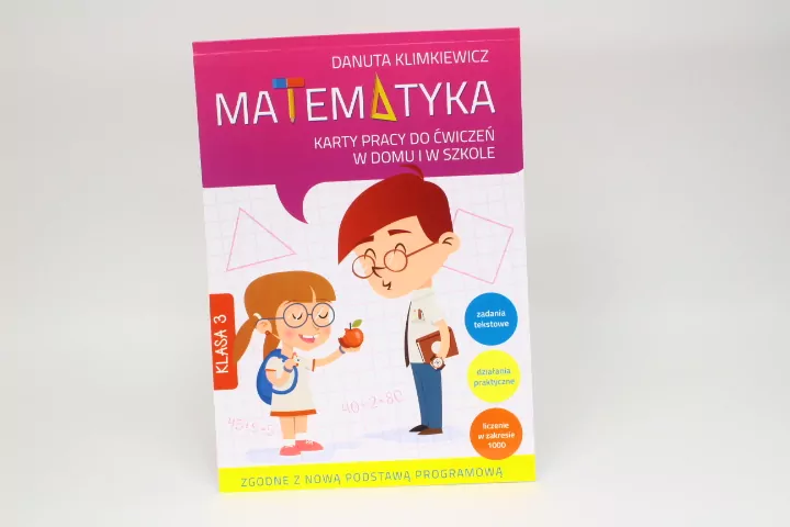 Matematyka kl.3 Karty Pracy do ćw. w domu i w szkole - tantis.pl