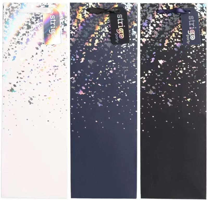 Torba prezentowa Party 12x36x9cm mix STRIGO - tantis.pl