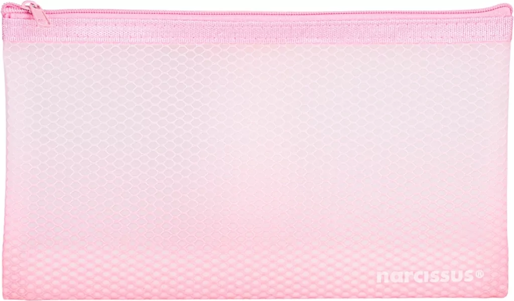 Torebka na zamek mesh Maxi EVA DL różowa - tantis.pl