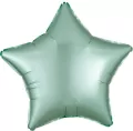 Balon foliowy Lustre Mint Green gwiazda 48cm - tantis.pl