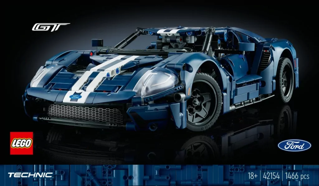 LEGO® Technic. Ford GT, wersja z 2022 roku. 42154 - tantis.pl