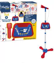 Bezprzewodowy mikrofon sceniczny z efektami świetlnymi