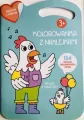 Kolorowana z naklejkami. Na wsi z kogutem - tantis.pl