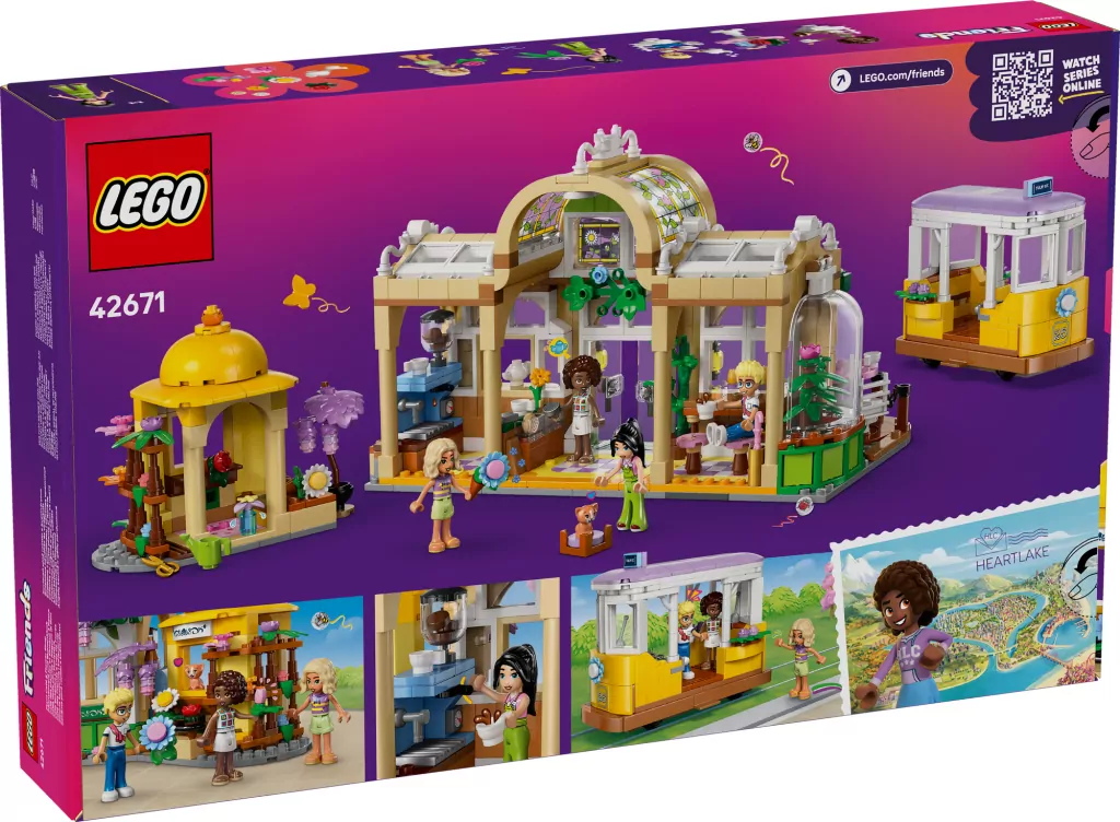LEGO® Friends. Zielona kawiarnia i kwiaciarnia 42671 - tantis.pl