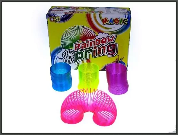 Sprężyna neonowa jednokolorowa 5cm, mix - tantis.pl