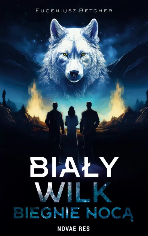 Biały wilk biegnie nocą - tantis.pl