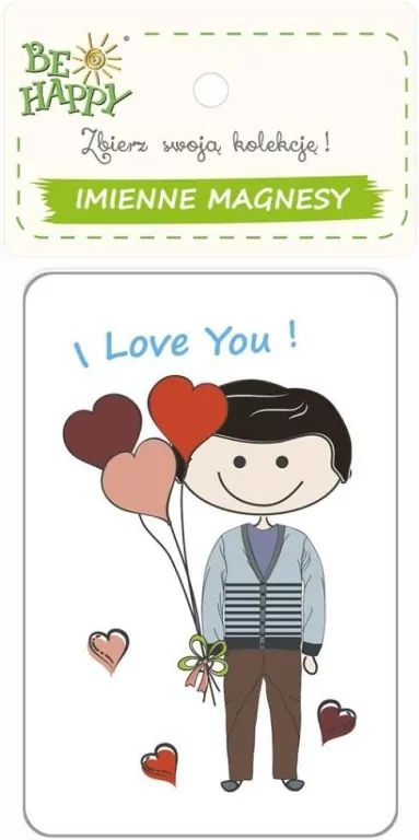 Magnes na lodówkę I love You - tantis.pl