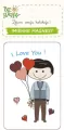 Magnes na lodówkę I love You - tantis.pl
