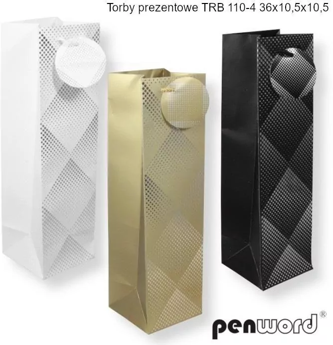 Torebka prezentowa 36x10,5x10,5cm. Mix - tantis.pl
