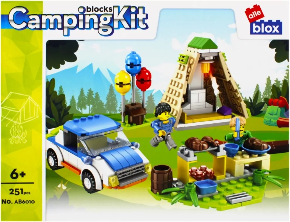 Klocki konstrukcyjne Kamping ALLEBLOX - tantis.pl
