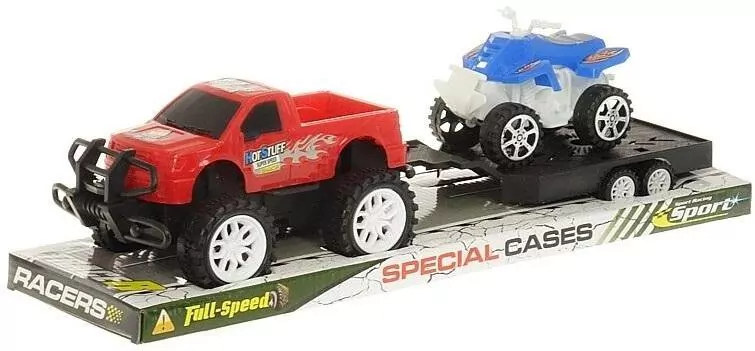 Terenówka z przyczepą i quadem - tantis.pl