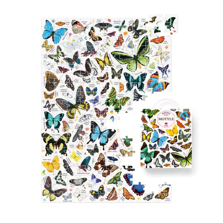 CzuCzu. Puzzlove. Motyle 200el - tantis.pl