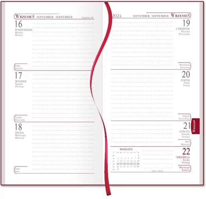 Kalendarz kieszonkowy 2022. Maxi Plus Sk6-2. MIX - tantis.pl
