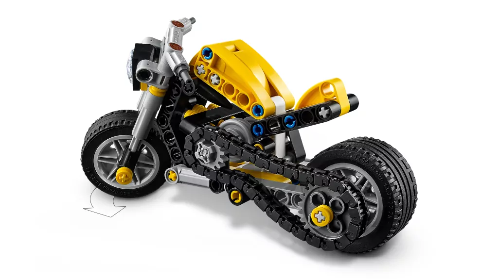 LEGO® Żółty motocykl 42225 - tantis.pl