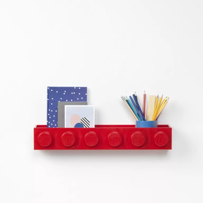 LEGO(R) półka podłużna czerwona - tantis.pl