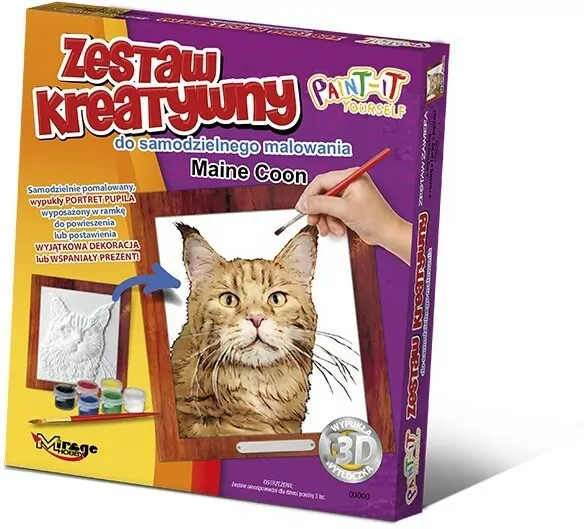 Zestaw Kreatywny do malowania - Maine Coon - tantis.pl