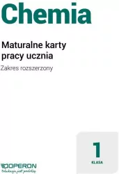 Chemia 1. Maturalne karty pracy. Zakres rozszerzony. Szkoły ponadpodstawowe.