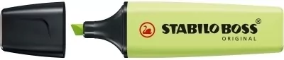 Zakreślacz STABILO BOSS ORIGINAL Pastel limonkowy p10 70/133 - tantis.pl