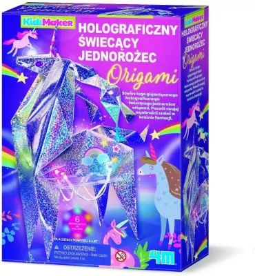 KidzMaker Holograficzny świecący Jednorożec