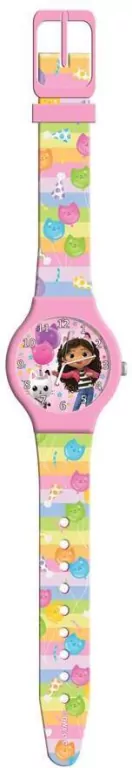 Zegarek analogowy w puszce Koci Domek Gabi - tantis.pl