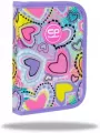 Piórnik 1-komorowy bez wyposażenia Coolpack Clipper Sew Pastel Heart - tantis.pl
