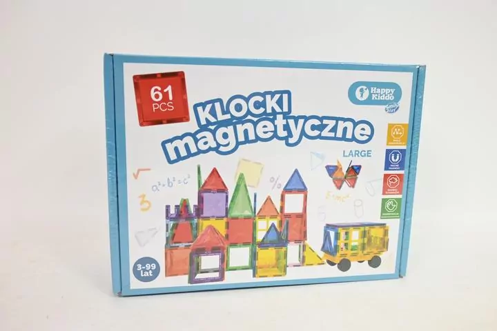 Klocki magntyczne 61el - tantis.pl