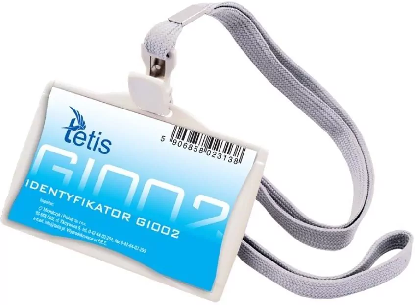 Identyfikator na smyczy 85 x 35 mm - tantis.pl