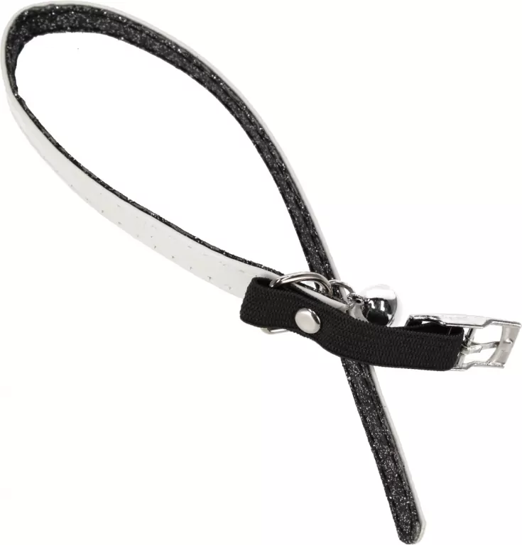 Obroża dla kota brokatowa 1cm - tantis.pl