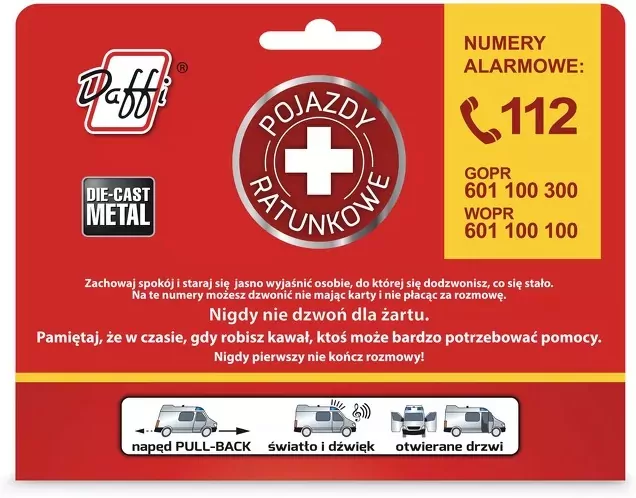 Pojazd ratunkowy. Ambulans - tantis.pl