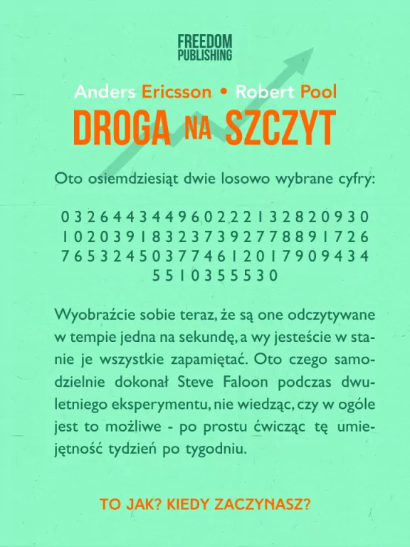 Droga na szczyt. Jak ćwiczyć, aby osiągnąć mistrzowską biegłość w dowolnej dziedzinie - tantis.pl