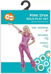 Strój dla dorosłych Różowa Diwa rozm. M