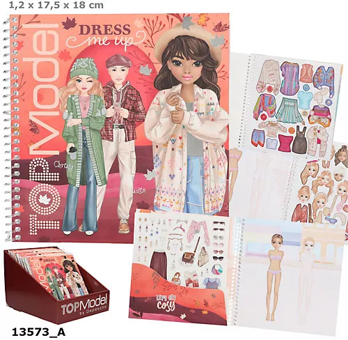 Dress Me Up. Cosy. Top Model. Zestaw z naklejkami - tantis.pl