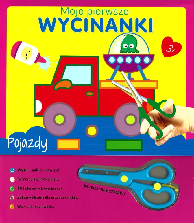 Moje pierwsze wycinanki. Pojazdy - tantis.pl