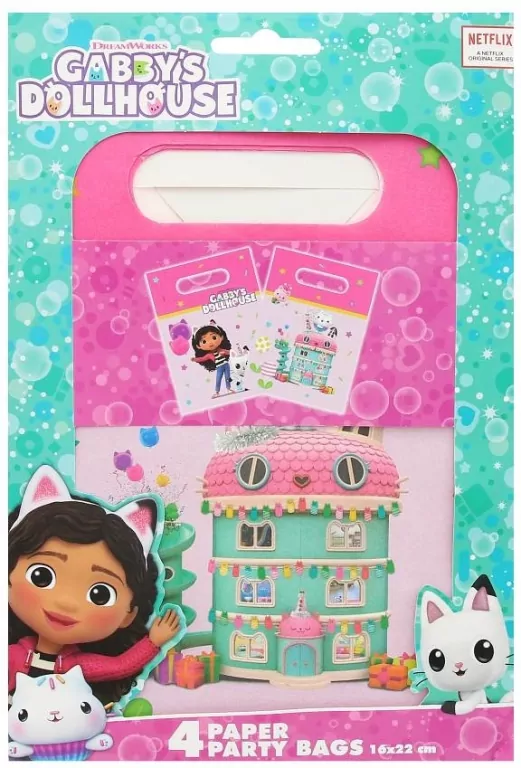 Torebki papierowe Gabby's Dollhouse - tantis.pl