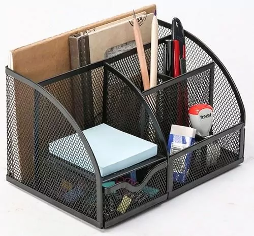 Przybornik na biurko. Czarny - tantis.pl