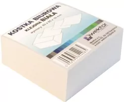 Kostka klejona biała 85x85mm 3,5cm