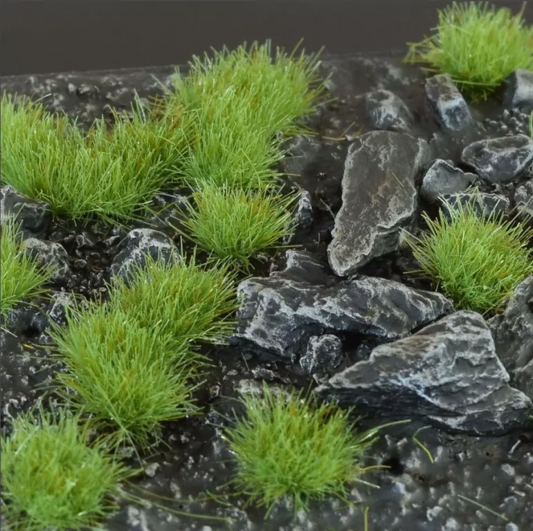 Gamers Grass: Grass tufts - 4 mm - Green (Small) - tantis.pl