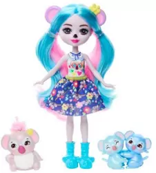 Enchantimals. Lalka z rodziną Koale HNT61