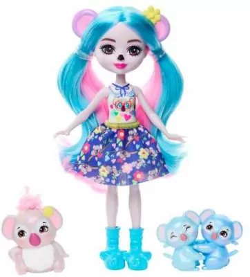 Enchantimals. Lalka z rodziną Koale HNT61