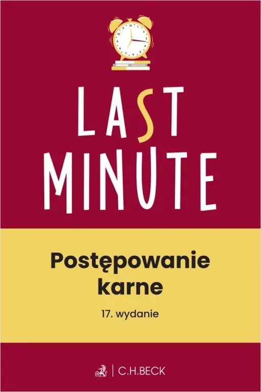 Last Minute. Postępowanie karne + testy online - tantis.pl